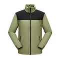 thumbnail image 4 of HAPIMO Rain Jacket for Women Loose Fit Lightweight Rain Coat Hiking Windbreaker Jacket with Hood Pockets Green XL, 4 of 5