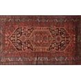 thumbnail image 1 of Ahgly Company Machine Washable Indoor Rectangle Traditional Sienna Brown Area Rugs, 7' x 9', 1 of 7
