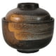thumbnail image 1 of Tazón de sopa de cerámica japonesa con tapa, apto para microondas, tazón de ramen, tazón de cereales, plato decorativo para fideos instantáneos, para cocinar al vapor, hornear y servir, 1 of 7