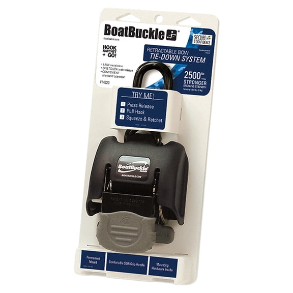 BoatBuckle F14220 G2 Retractable Bow Tie-Down - Standard