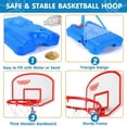thumbnail image 5 of Adjustable Height Basketball Hoop for Kids, Portable Indoor Outdoor Basketball Set with  Balls, 5 of 7