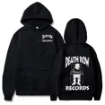 thumbnail image 2 of Sudadera con capucha de Death Row Records para primavera y otoño, sudadera con capucha de forro polar, moda para hombres y mujeres, sudaderas con capucha holgadas, ropa de calle de hip hop, 2 of 4