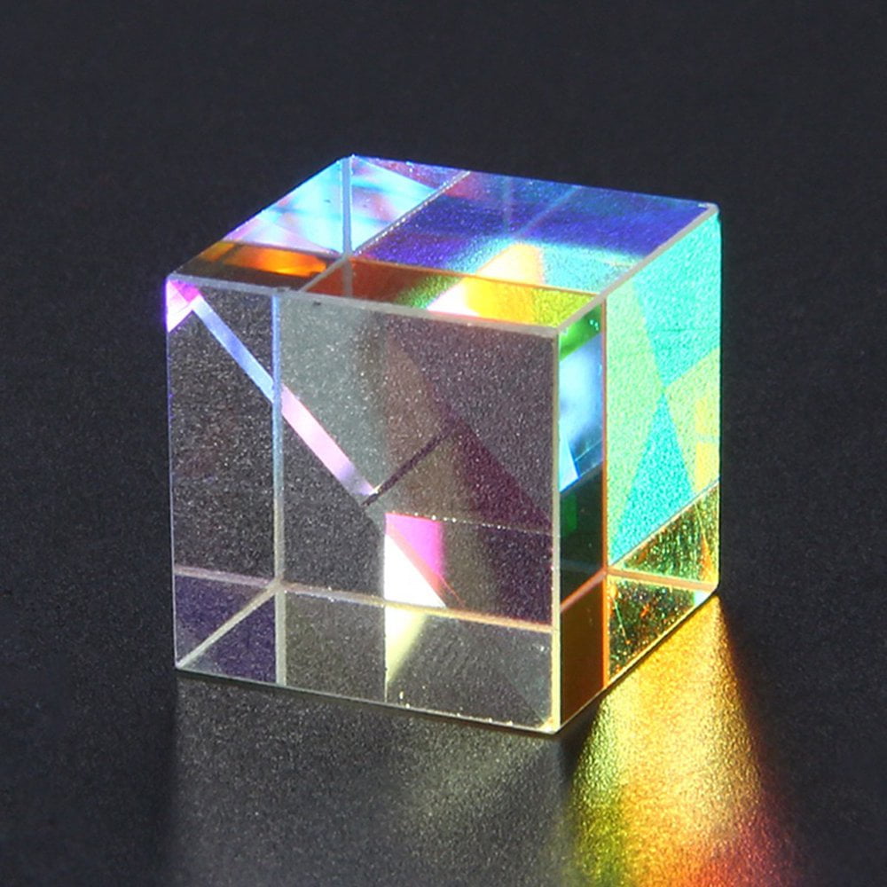 POINTERTECK Cmy Op-Tic Pr-Ism Cubes - Optical Glass Prism Rgb