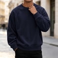 thumbnail image 6 of Thousandth Men's Corduroy Crew Neck Sweatshirt Casual Raglan Long Sleeve Pullover Soft Loose Fit Outerwear for Autumn Winter, 6 of 8