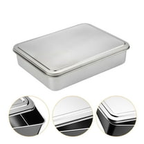 MEIBUTYUP Stainless Steel Cake Pan Set with Lid Nonstick Bakeware for Events and Parties