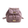 thumbnail image 1 of Mochila pequeña con cadena de diamantes estilo Chanel para mujer, nueva moda 2025, bolso de estudiante sencillo, bolso de hombro versátil de alta gama, 1 of 5