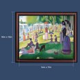 thumbnail image 2 of A Sunday On The La Grande Jatty by Georges Seurat, World Famous Wall Art Collection, Framed Impressionist Wall Art Print, 11X14, 2426W, 2 of 7