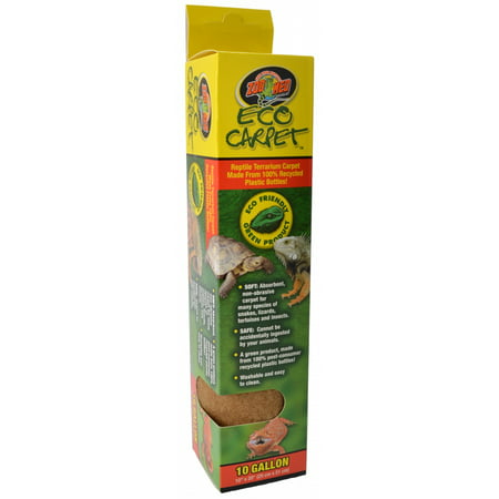 Zoo Med Eco Carpet Reptile Carpet - Tan 10 Gallon (10 x 20) - Pack of