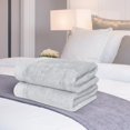 thumbnail image 3 of BELIZZI HOME 100% Premium Cotton 2 Pack Oversized Large Bath Towel Sets 28x55 inches, Ultra Absorbant, Compact, Quick Dry & Light Weight Towels - For Gym, Travel, Camp & Pool - Light Grey, 3 of 6