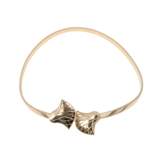 Unique Bargains 1 Pc Waist Chain Spring Adjustable Waist Cord for Women Gold Tone