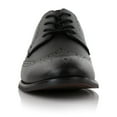 thumbnail image 3 of Ferro Aldo Albertson MFA19706 Men's Wingtip Oxford Spectator Dress Shoes, in Embossed Black, Size 6.5, 3 of 8