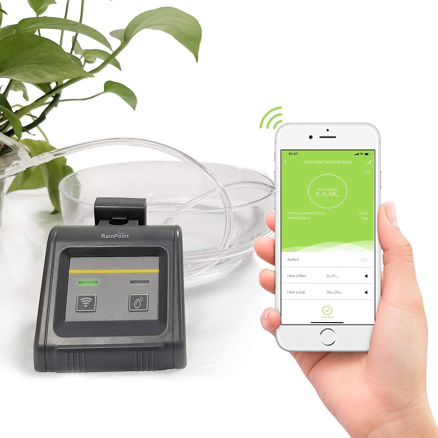 RAINPOINT WiFi Automatic Watering System, Indoor Intelligent APP