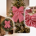 thumbnail image 7 of Christmas Tree Bow Ornament, Festive Hanging Decoration for Wreath, Garland, Front Door, Gift Box, Holiday Party and Home Decor, 7 of 7