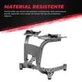 thumbnail image 2 of Rack para mancuerna Altera Ajustable RK-01-GRY Soporte Stand con broches y llantas, 2 of 6