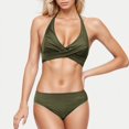 thumbnail image 5 of Bigersell Womens Tankinis Sets with Boy Shorts, Striped Print Two Piece Swimsuits, Soft Cut Padded Tankinis Bathing Suits Swimwear 2 Piece Bikini Sets Green-a XL, 5 of 5