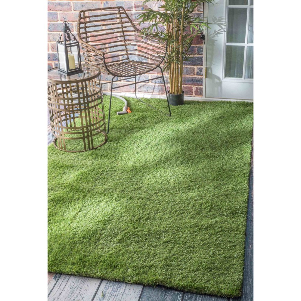 nuLOOM Machine Made Artificial Grass Area Rug