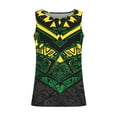 thumbnail image 5 of Camiseta sin mangas de cuello redondo para hombre, ropa deportiva para el hogar, pijamas, camiseta de color liso, blusa deportiva, blusa de poliéster para hombre, 5 of 5