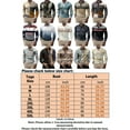 thumbnail image 2 of Frontwalk Mens Print Polo Shirt Long Sleeve Casual Lapel Neck T Shirts Tops, 2 of 2