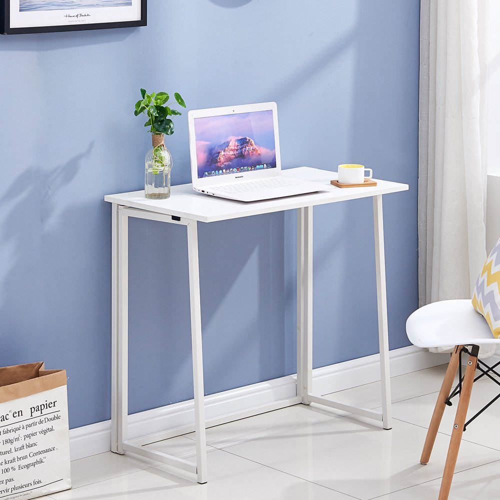 Ansley&HosHo Small Folding Computer Desk Under 50 Foldable Writing