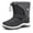 H0618-Balck, variant on Blikcon Kids Boys Girls Snow Boots Water-resistant Winter Boots with Faux Fur – Warm Winter Boots with Side Zipper & Non-Slip Sole (Toddler/Little Kid)