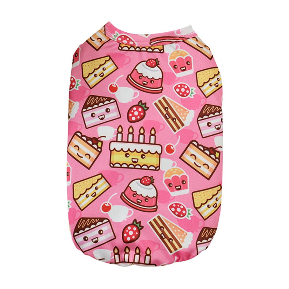 Naiyafly Dog TShirts Birthday Dogs Clothes Romantic Doggy TShirts Dog