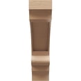 thumbnail image 2 of 5"W x 20"D x 20"H Thin Diane Rough Cedar Woodgrain TimberThane Corbel, Primed Tan, 2 of 6