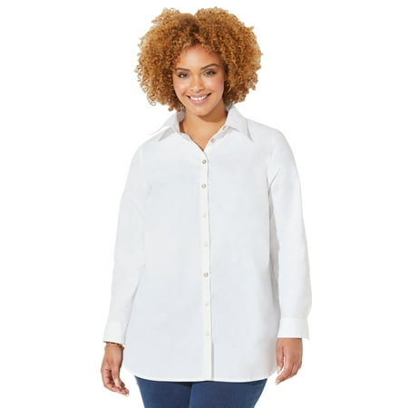 

Liz&Me Women s Plus Size Liz&Me™ Buttonfront Shirt