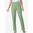 thumbnail image 2 of Woman Within Plus Size Petite Knit Hassle-Free Pull-On Elastic-Waist Pants, 2 of 4