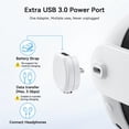 thumbnail image 2 of Prociv Magnetic Charging Cable Kit 3.9FT Compatible with Meta Quest 3/3S/Pro Accessories, USB-C 3.0 Power Port, Premium Device Protection (Cannot Transmit Data simultaneously), 2 of 8
