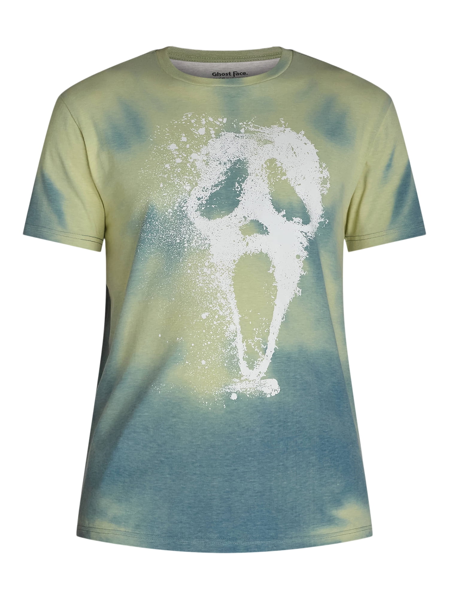 Ghost Face Men's & Big Men's Graphic Tee with Heat Reactive Color Change Fabric and s, Sizes S-3XL