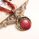 thumbnail image 1 of Awdenio Joyería para Mujer, Collar con Cuentas de cerámica étnicas Hippie Boho, joyería Bohemia, Regalo para Mujer,Red, 1 of 2