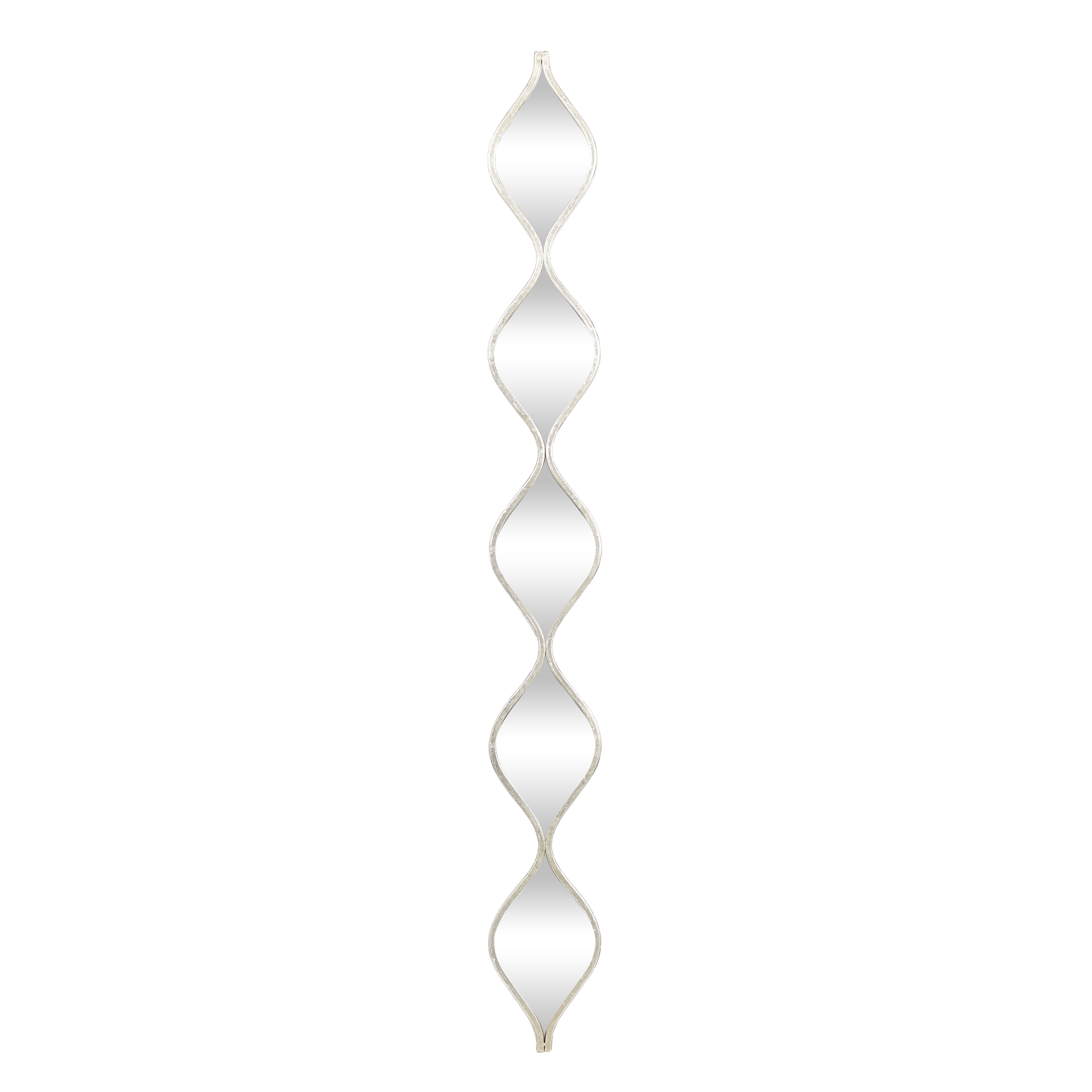 photo Teardrop Mirrors (Set Of 4) decmode 7 w 59 h teardrop mirror set silver set of 1 walmart com