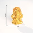 thumbnail image 2 of Chendee 10Pcs For Ganesha Statue Elephant Statue Decoration For Home Temple Decor, 2 of 9