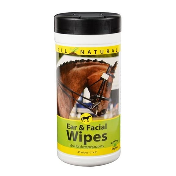 Care Free Enzymes Equine Ear & Facial Wipes