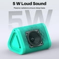 thumbnail image 3 of Portable Bluetooth Speaker with Stereo Sound, IPX7 Wireless Mini Bluetooth Speaker,Bluetooth 5.3 Long Playtime TWS Pairing,for Outdoor Indoor,Great Gift Choice（Green）, 3 of 9