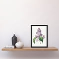 thumbnail image 2 of Artery8 Pierre J Redoute Lilac Vintage Floral Illustration Framed Wall Art Print Home Décor A4, 2 of 4