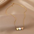 thumbnail image 2 of Collares de acero inoxidable para mujer, cadena con dijes de Metal, Color dorado y plateado, a la moda, 2 of 3
