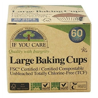  If You Care Unbleached Large Baking Cups, 60 ct, 3 pk : Home &  Kitchen