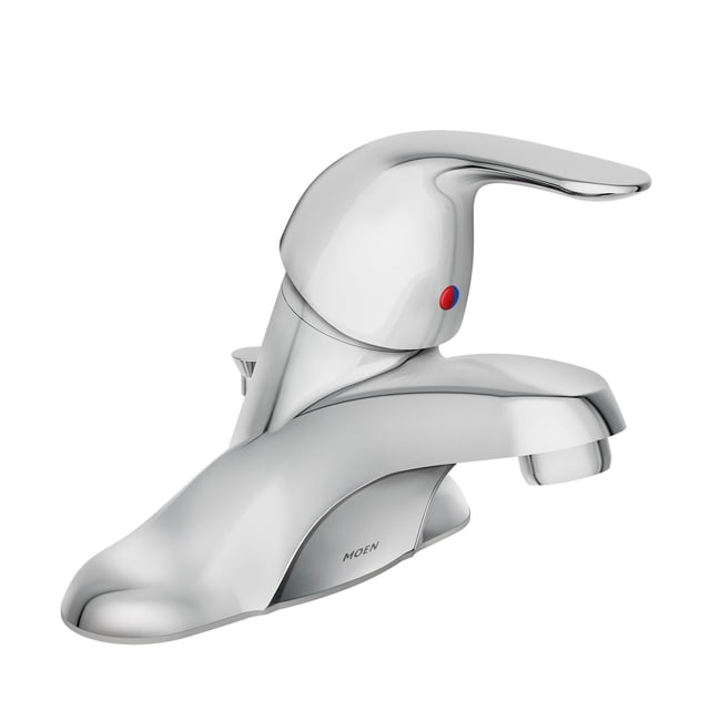 Moen 84503 Adler Centerset grifo monomando para baño, 4 pulgadas, cromado