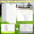 thumbnail image 3 of 30 Gallon Disposable Trash Cans for Parties, 4 Pack Extra Large Portable Trash Can White Pop Up Trash Cans Bin, Recycle Collapsible Garbage Can Bins for Party Kitchen Camping Trash Can$$Storage, 3 of 8
