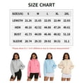thumbnail image 6 of Xidunhg Women's Hoodies Half Zip Long Sleeve Fleece Lined Crop Pullover Sweatshirts with Pockets Thumb Hole Grey S, 6 of 10