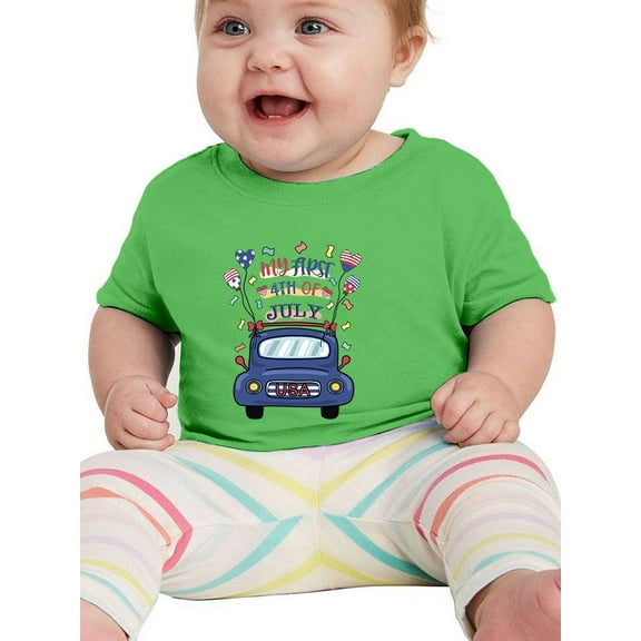 My First 4Th Of July Celebration T-Shirt Infant -Image by Shutterstock, 24 Months