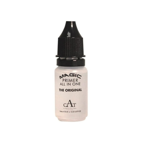 CAT Magic Primer All in One El líquido mezclador de maquillaje original resistente al agua, al sudor y a las manchas para un uso ultralargo Transparente Pequeño