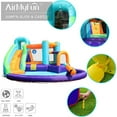 thumbnail image 2 of CIPACHO Inflatable Slide Water Park, Kids Inflatable Bouncer with Climbing Wall, Splash Pool, Blower, Backyard Party Gift Present, 2 of 9