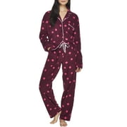 DKNY Sleepwear Womens Fleece Pajama Set Style-Y2822497