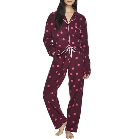 DKNY Sleepwear Womens Fleece Pajama Set Style-Y2822497