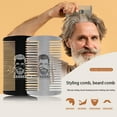 thumbnail image 3 of Stainless Steel Beard Grooming Comb Portable Unisex Design For Travel Styling Kit, 3 of 15