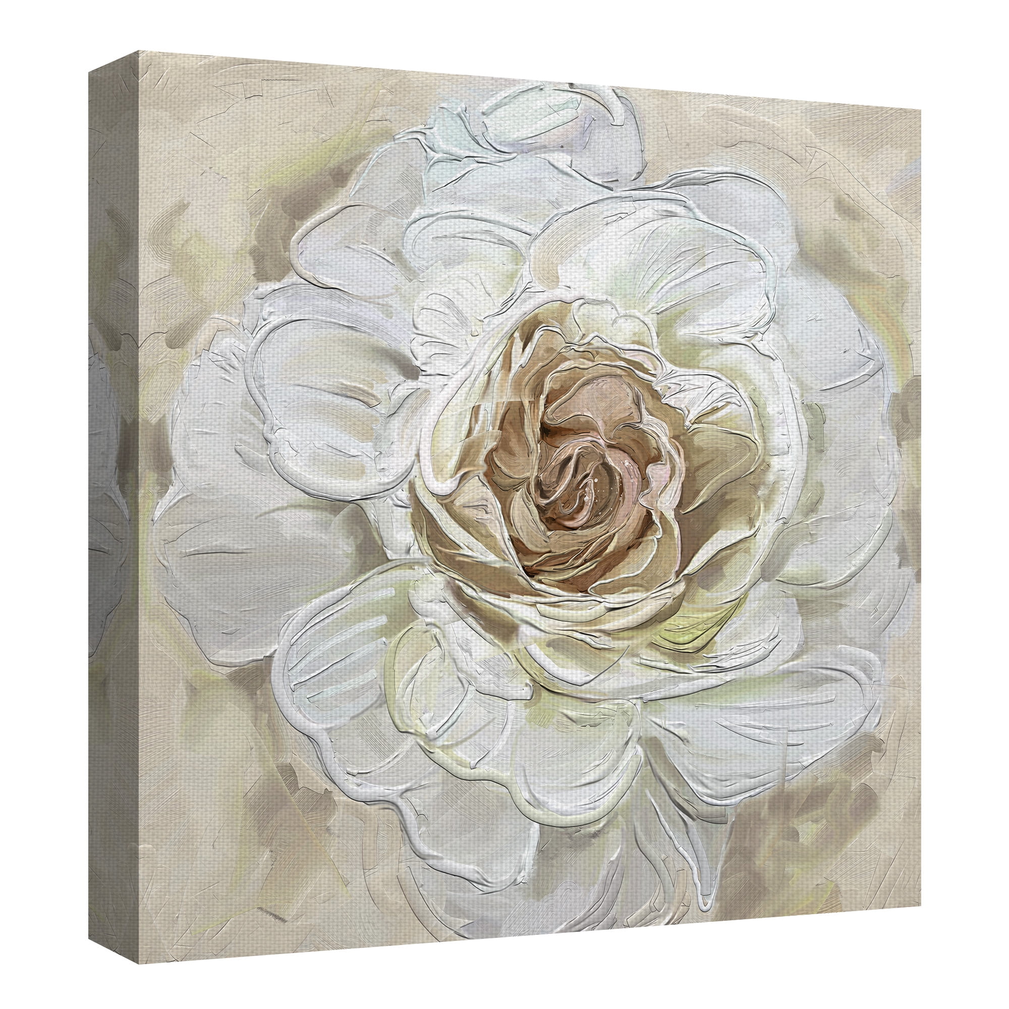 Masterpiece Art Gallery Radiant Rose Gold By Studio Arts Canvas Art Print 30" x 30"