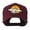 Maroon, variant on Seagull with Sun Embroidered Cap - Black OSFM