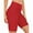 Red, variant on FANNYC Womens Biker Shorts High Waist Yoga Shorts Gym Workout Sports Shorts Fitness Casual Activewear Loungewear Athletic Running Volleyball Gym,S-2XL,5 Colors